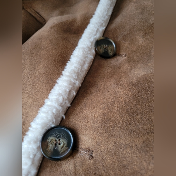 Zara Men's faux fur suede coat - Picture 5 of 6